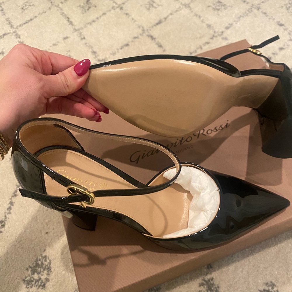 Gianvito Rossi NWT Piper Anklet | 38.5 | black - Picture 3 of 5